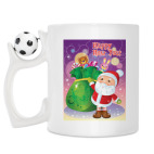 Кружка с футбольным мячиком