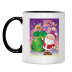 Кружка двухцветная