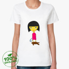 Женская футболка органик