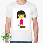 Мужская футболка органик