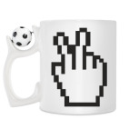 Кружка с футбольным мячиком