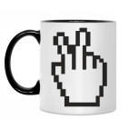 Кружка двухцветная