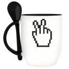 Кружка с ложкой