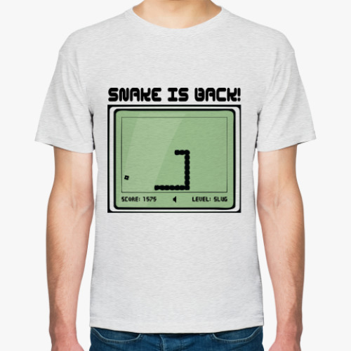 Футболка с принтом Ретро-принт SNAKE IS BACK!