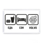 Магнит 7,5 x 5,1 см  volvo