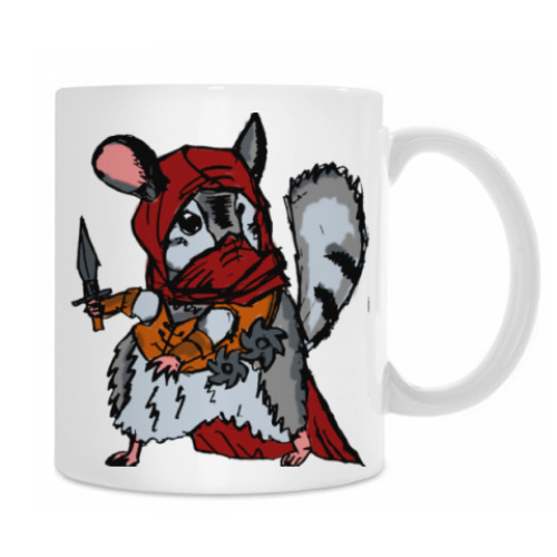 Кружка с принтом Боевая Крыса