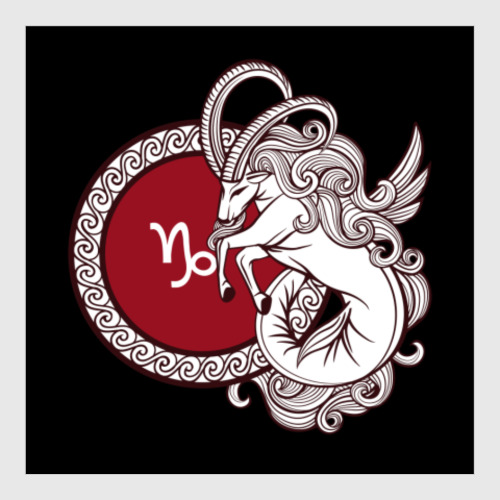 Постер Символ Козерог Знак Зодиака