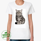 Женская футболка органик