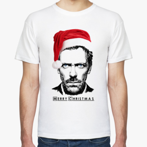 Футболка с принтом Merry Christmas