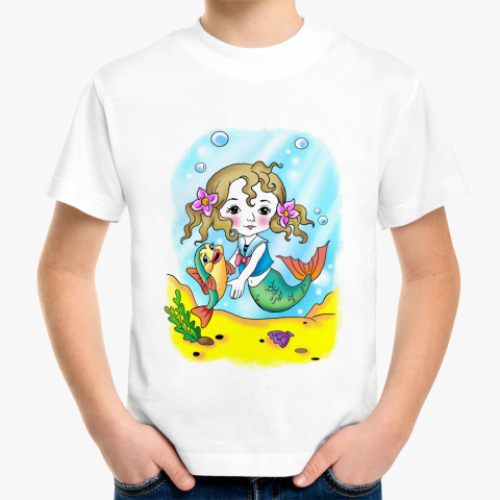 Детская футболка Русалочка