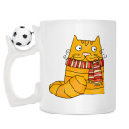 Кружка с футбольным мячиком