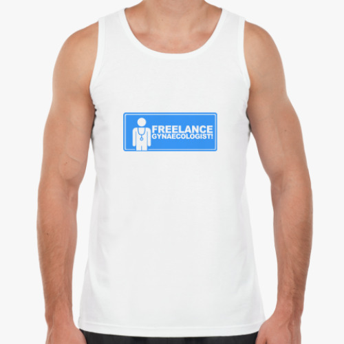 Майка с принтом Гинеколог