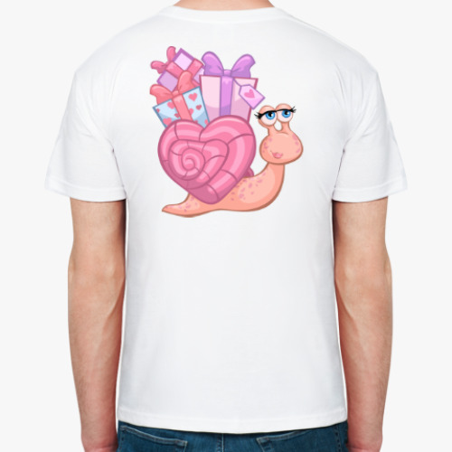 Футболка с принтом Улитка и любовь