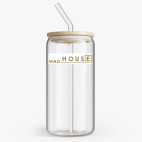 Банка с бамбуковой крышкой