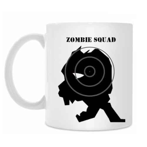 Кружка с принтом zombie squad