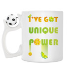 Кружка с футбольным мячиком