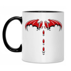 Кружка двухцветная