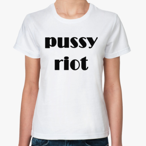 Классическая футболка Pussy Riot