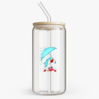 Банка с бамбуковой крышкой