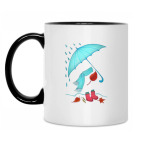 Кружка двухцветная