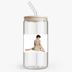 Банка с бамбуковой крышкой