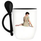 Кружка с ложкой