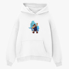 Толстовка худи оверсайз