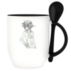 Кружка с ложкой