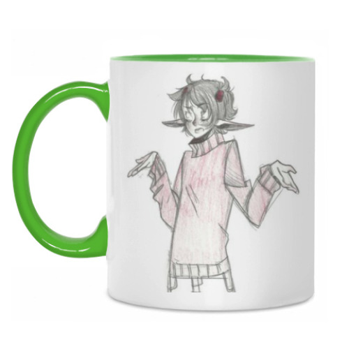 Кружка с принтом Kankri and Karkat