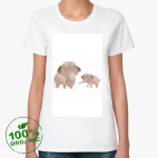 Женская футболка органик