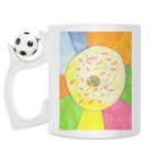 Кружка с футбольным мячиком