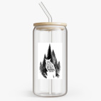 Банка с бамбуковой крышкой