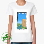 Женская футболка органик