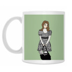 Девушка и кошка