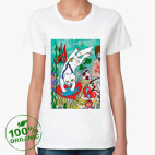 Женская футболка органик