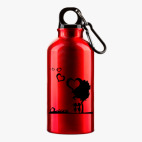 Металлическая бутылка 400 мл UV-DTF