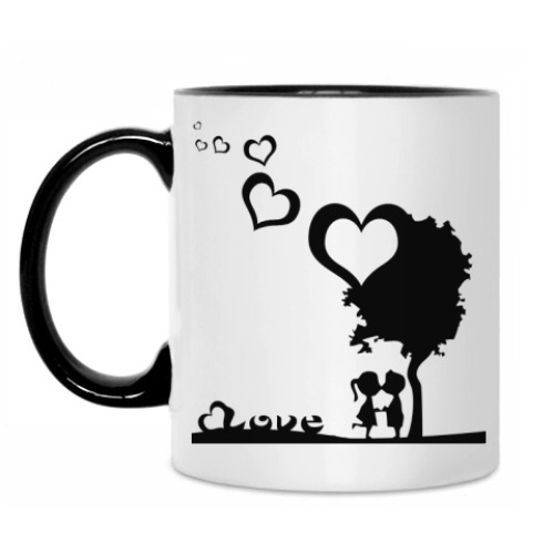 Кружка с принтом Любовь