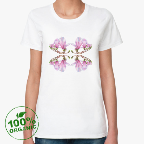 Женская футболка из органик-хлопка Магнолия