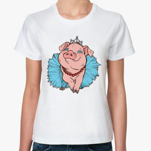Классическая футболка Свинка