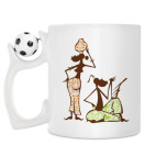 Кружка с футбольным мячиком