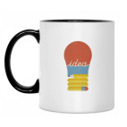 Кружка двухцветная