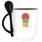 Кружка с ложкой