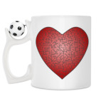Кружка с футбольным мячиком