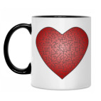 Кружка двухцветная