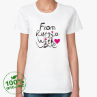 Женская футболка органик