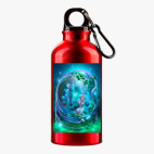 Металлическая бутылка 400 мл UV-DTF