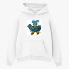 Толстовка худи оверсайз