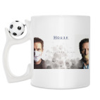 Кружка с футбольным мячиком