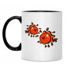 Кружка двухцветная