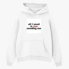 Толстовка худи оверсайз